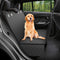 Dog Car Seat Cover Hammock with Mesh, Zipper & Pocket for Travel