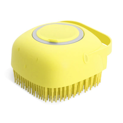 Pet Shampoo Massager Brush for Grooming & Bathing Cats and Dogs