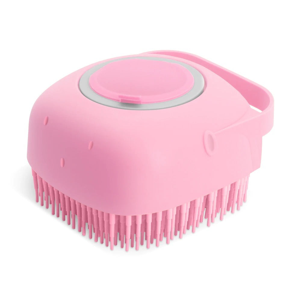 Pet Shampoo Massager Brush for Grooming & Bathing Cats and Dogs